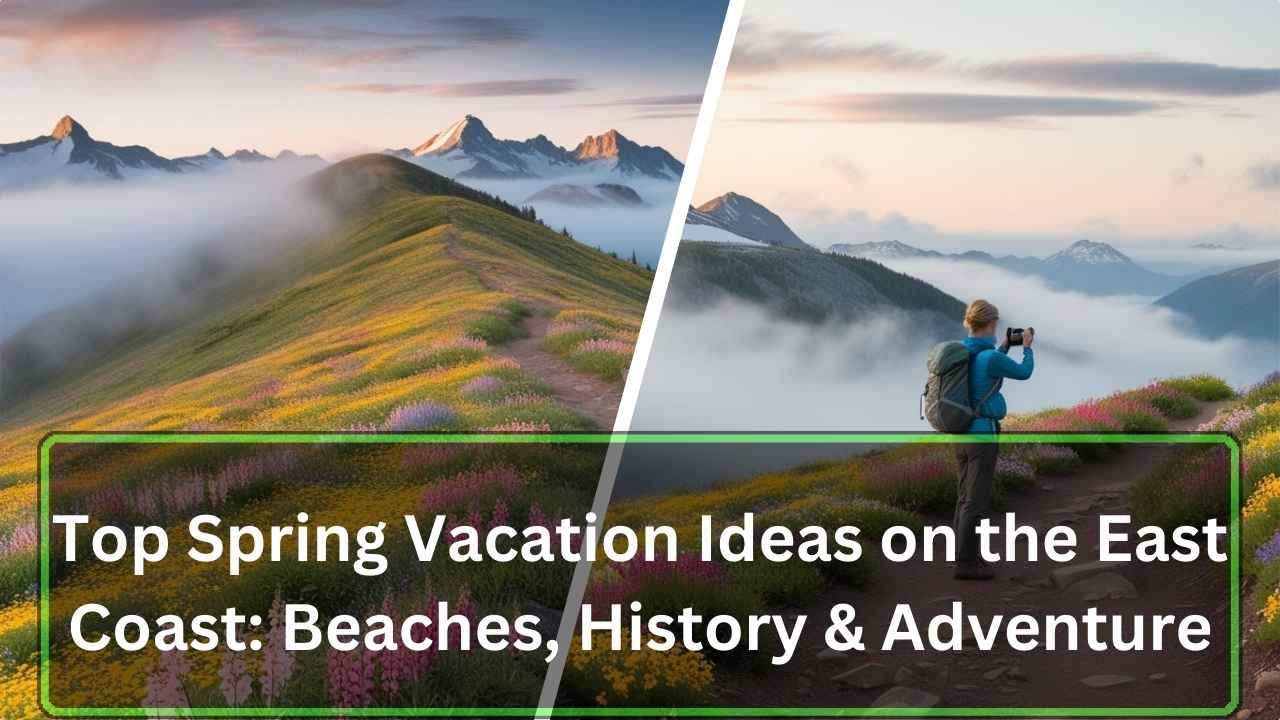 Top Spring Vacation 5 Ideas on the East Coast on the East Coast: Beaches, History & Adventure